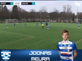 Video: Joonas Meura laukoi komean vaparimaalin 30 metristä FC Interin verkkoon