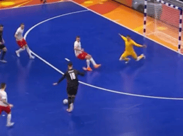 Klassikkovideo: Matej Horvatilta hävytön Rabona-maali futsalin EM-kisoissa