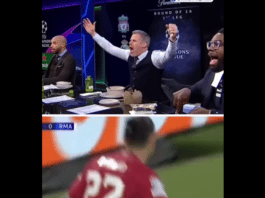 Video: Ensin tuulettelua, sitten kiroilua – kommentaattori Jamie Carragher kävi läpi koko tunteiden kirjon tiistain Liverpool-matsissa