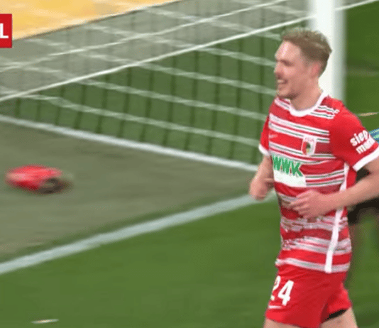 Video: Augsburgin Fredrik Jensen ratkaisi viime hetkillä voiton