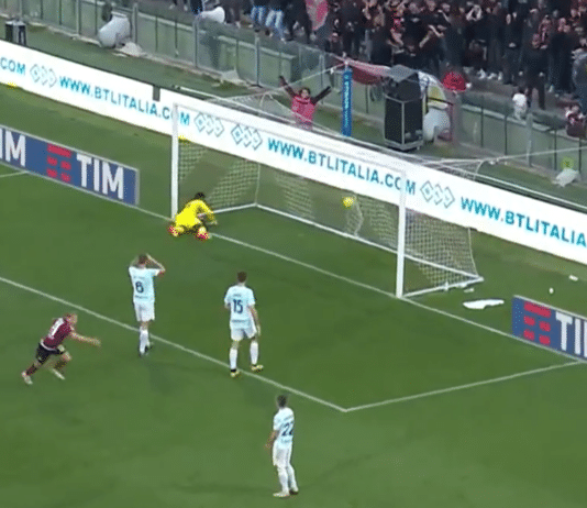 Video: Antonio Candrevan keskitys leijaili upeasti Interin reppuun loppuhetkillä