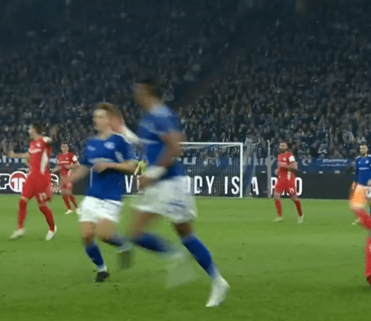 Video: Bundesliigassa nähtiin harvinaisen nolo filmaus