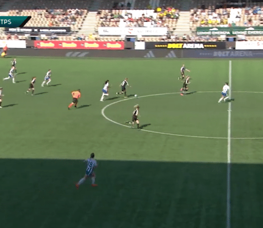 Video: Emma Santamäki teki maalin 60 metristä HJK:n verkkoon