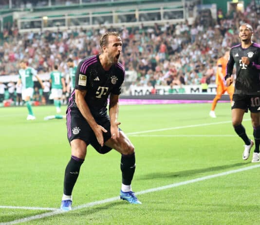 Video: Harry Kane teki heti debyyttimaalinsa Bayern Münchenille
