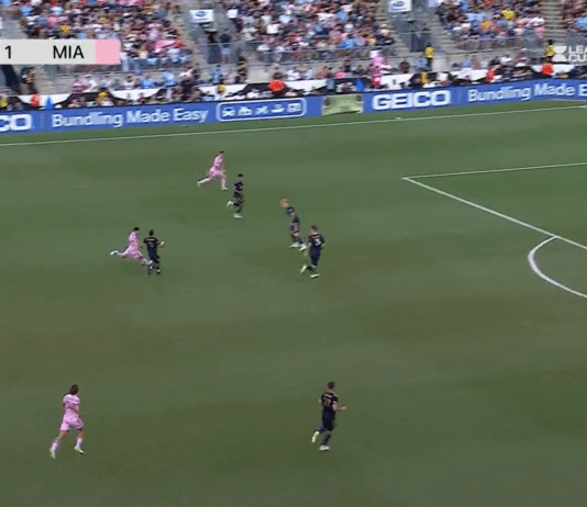 Video: Lionel Messi pamautti maanuoliaisen 30 metristä – Inter Miami finaaliin