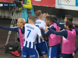 Video: HJK etenee Konferenssiliigan lohkovaiheeseen – Bojan Radulovic villitsi Bolt Arenaa!