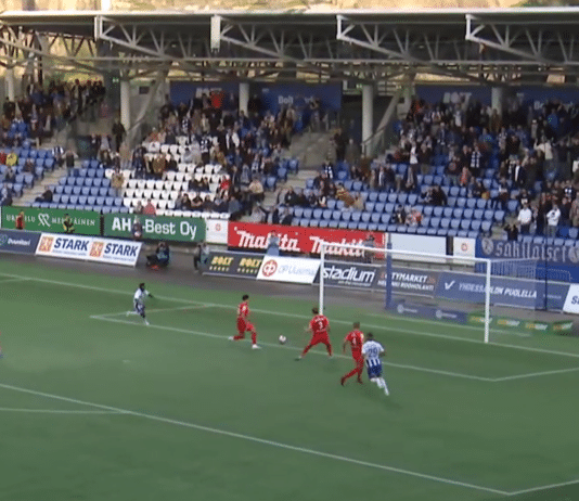 Video: Nikko Boxallilta vuoden karmein purku – HJK sai voittomaalin lahjaksi