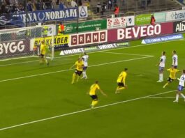 Video: Leo Walta painoi kaksi maalia Allsvenskanissa ja veti pukukopissa Maamme-laulun