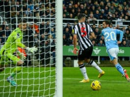 Video: Bernardo Silva teki kuvankauniin maalin takavasaralla Newcastlen verkkoon
