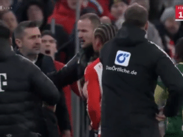 Video: Union Berlinin päävalmentaja Nenad Bjelica sai ulosajon – töni Leroy Sanea naamasta
