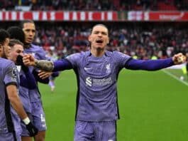 Video: Viime hetkien draamaa – Liverpoolin Darwin Nunez puski voittomaalin ajassa 90+9