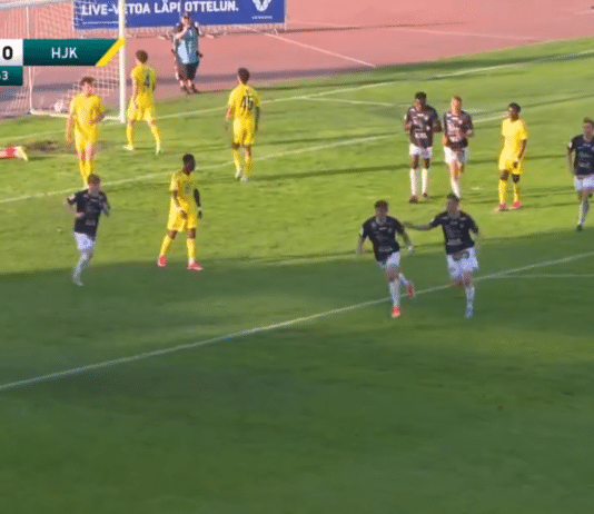 Video: AC Oulu kaatoi HJK:n Veikkausliigassa – Justin Rennicks niittasi voittomaalin