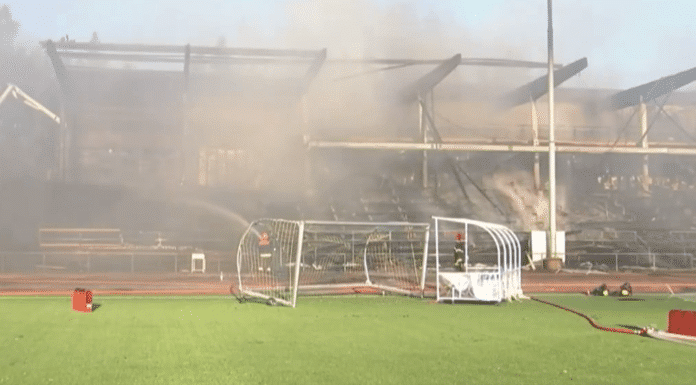 Lauantaina 13. heinäkuuta kotistadioninsa tulipalossa menettänyt IF Gnistan pelaa kauden loput kotiottelunsa Bolt Arenalla.
