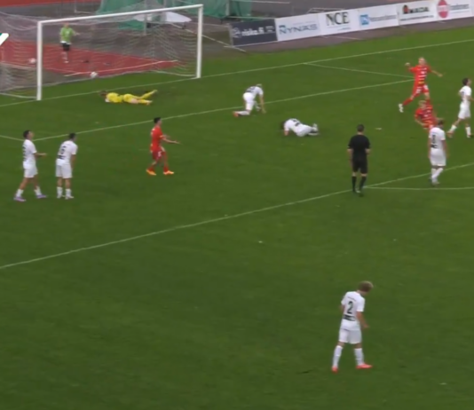 Video: FF Jaron Albin Björkskog laukoi upean voittomaalin – nousutaistelu Veikkausliigaan tiivistyi