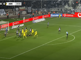 Video: Erik Lamela painoi uskomattoman volleymaalin kulmapotkusyötöstä Kreikan pääsarjassa