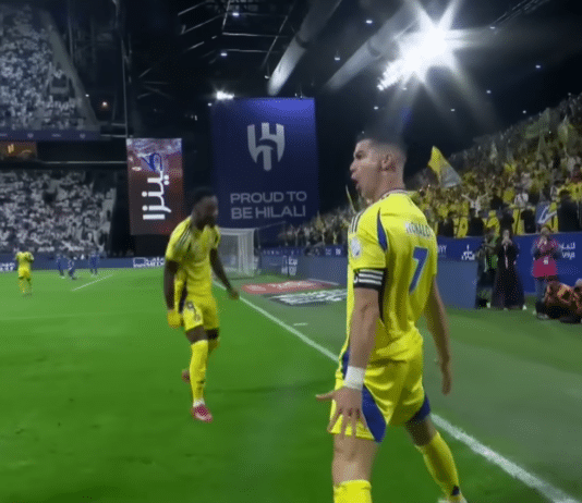 Video: Cristiano Ronaldo painoi kaksi maalia Saudi Professional Leaguen kärkimatsissa