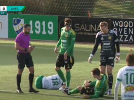 Video: Ilves-maalivahti Otso Virtanen sai punaisen kortin heti alussa – IFK Mariehamnille kotivoitto
