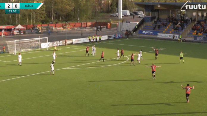 Video: Mieletön kuti – PK-35:n Eino-Iivari Pitkälä tälläsi komean maalin Ykkösliigassa