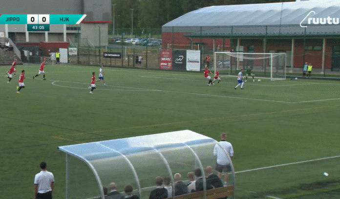 Video: Klubi 04:n Ville Vuorinen tälläsi tylyn voittomaalin JIPPOn verkkoon Ykkösliigassa