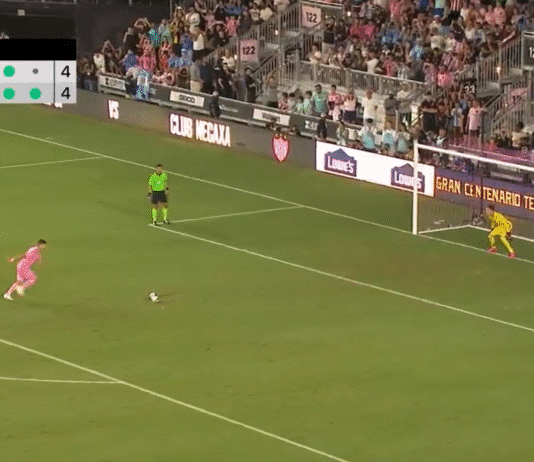 Video: Luis Suarez painoi harvinaisen komean rankkarimaalin Leagues Cupissa