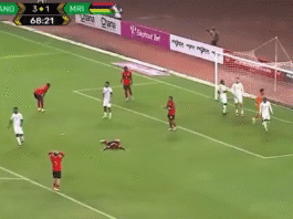 Video: Angolan Felicio Milsonin upea soolo päättyi kehnoon viimeistely-yritykseen MM-karsinnoissa