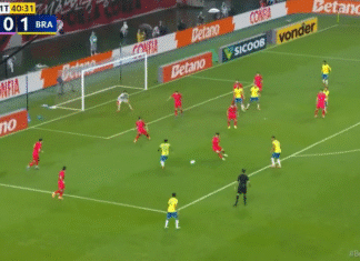 Video: Rodrygo ja Casemiro taiteilivat häikäisevän maalin Brasilian murskavoitossa