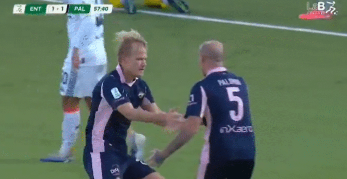 Video: Kliininen viimeistely – Joel Pohjanpalo pitkästä aikaa maalinteossa Serie B:ssä