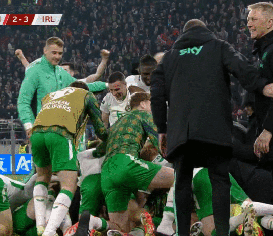 Video: Irlanti teki uskomattoman nousun viime sekunneilla ja etenee MM-jatkokarsintoihin