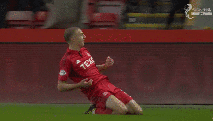 Video: Topi Keskinen tälläsi voittomaalin Aberdeenille Skotlannin Valioliigassa