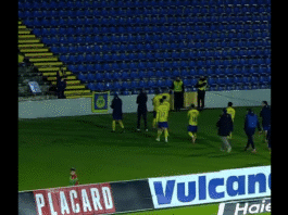 Video: Yksi Aroucan fani matkusti vierasmatsiin – pelaajat kävivät halaamassa pelin jälkeen