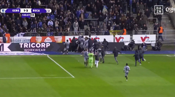 Video: Ibrahim Kanaté juoksi pallon tyhjään maaliin ja tuuletti volttisarjalla Belgian Cupissa