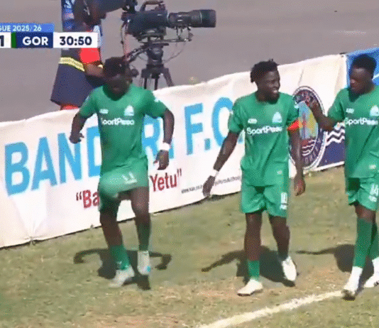 Video: Ebenezer Adukwawilta nähtiin kauden ällöttävin tuuletus Kenian Valioliigassa