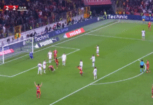 Video: Victor Osimhen painoi saksipotkulla voittomaalin lisäajalla Galatasaraylle