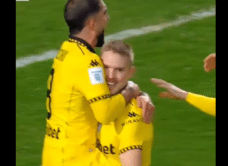 Video: Tyylikäs pusku – Fredrik Jensen avasi maalihanansa ARIS Thessalonikin paidassa