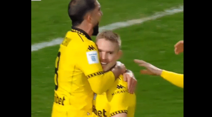 Video: Tyylikäs pusku – Fredrik Jensen avasi maalihanansa ARIS Thessalonikin paidassa