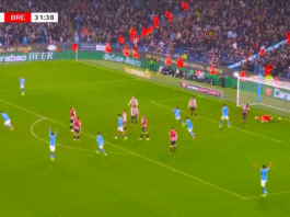 Video: Rayan Cherki tälläsi komean voittomaalin Man Citylle Englannin Liigacupin puolivälierissä