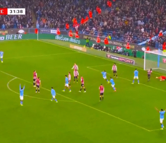 Video: Rayan Cherki tälläsi komean voittomaalin Man Citylle Englannin Liigacupin puolivälierissä