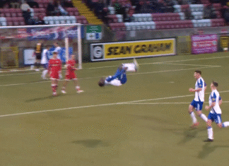 Video: Pohjois-Irlannin Valioliigassa nähtiin upea maali ja akrobaattinen tuuletus