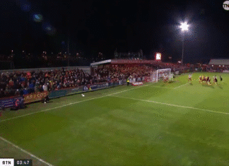 Video: Burton Albionin Julian Larssonilta nähtiin vuoden koomisin kulmapotku FA Cupissa