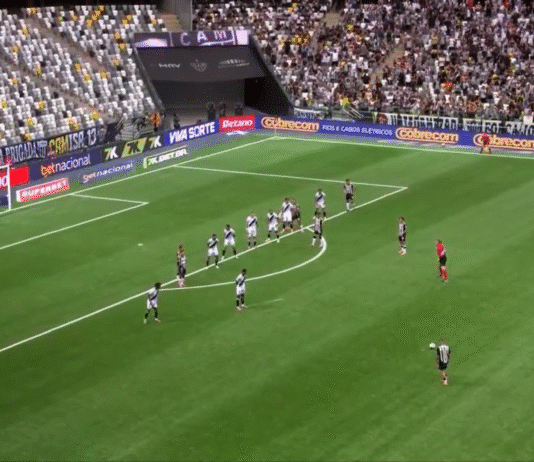 Video: 39-vuotias Hulk tälläsi hirmuisen vaparimaalin Brasilian Serie A:ssa