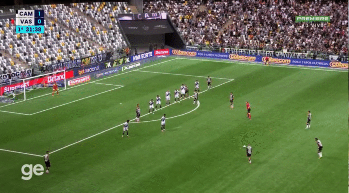 Video: 39-vuotias Hulk tälläsi hirmuisen vaparimaalin Brasilian Serie A:ssa