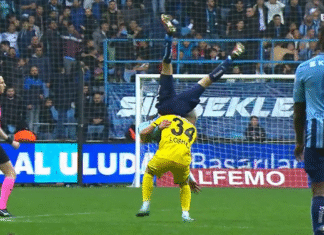 Klassikkovideo: Upeaa urheiluhenkeä – Florian Loshaj estää vastustajaa putoamasta niskoilleen Turkin liigassa