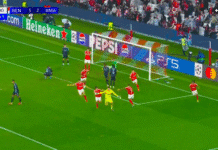 Video: Maalivahti Anatoliy Trubin puski Benfican jatkoon Mestarien liigassa!