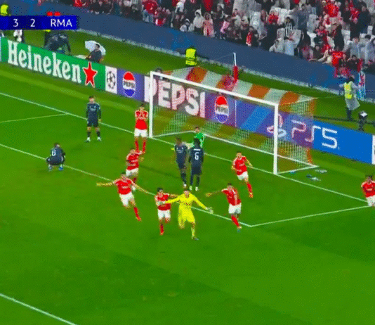 Video: Maalivahti Anatoliy Trubin puski Benfican jatkoon Mestarien liigassa!