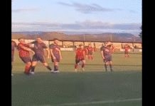 Video: Järkyttävä kyynärpääisku Walesin aladivarissa – Tom Taylorin lyönti kuohuttaa