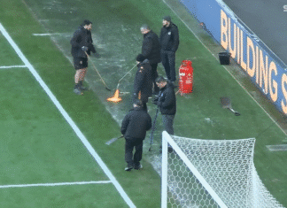 Video: Sivurajaa ympäröivät alueet jäässä – Hull–Watford jouduttiin siirtämään