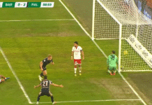 Video: Joel Pohjanpalo teki poikkeuksellisen taidokkaan puskumaalin – Palermolle vierasvoitto