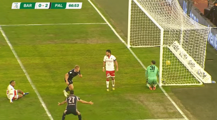 Video: Joel Pohjanpalo teki poikkeuksellisen taidokkaan puskumaalin – Palermolle vierasvoitto