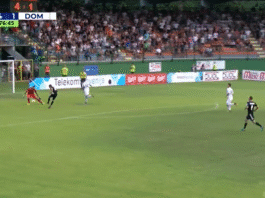 Klassikkovideo: Nino Kouter tekee maalin läpiajosta takavasaralla Slovenian pääsarjassa