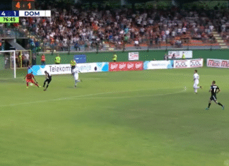 Klassikkovideo: Nino Kouter tekee maalin läpiajosta takavasaralla Slovenian pääsarjassa